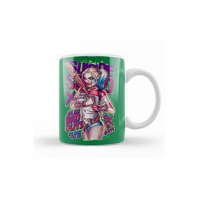 Baskı Dükkanı KB10714 Harley Quinn We Are Bad Guys Porselen Kupa Bardak