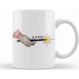 Baskı Dükkanı KB10717 Harry Potter Lumos Porselen Kupa Bardak