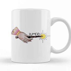 Baskı Dükkanı KB10717 Harry Potter Lumos Porselen Kupa Bardak