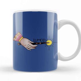Baskı Dükkanı KB10717 Harry Potter Lumos Porselen Kupa Bardak