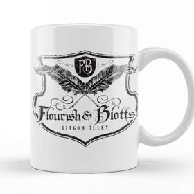 Baskı Dükkanı KB10749 Harry Potter Flourish And Blotts Porselen Kupa Bardak