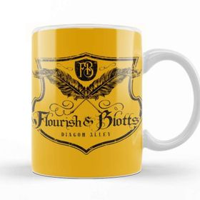 Baskı Dükkanı KB10749 Harry Potter Flourish And Blotts Porselen Kupa Bardak