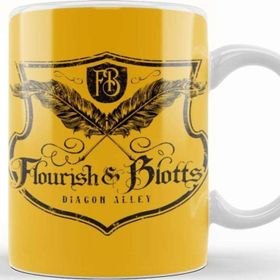 Baskı Dükkanı KB10749 Harry Potter Flourish And Blotts Porselen Kupa Bardak