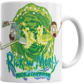 Baskı Dükkanı KB1075 Rick And Morty Networkk Porselen Kupa Bardak