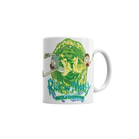Baskı Dükkanı KB1075 Rick And Morty Networkk Porselen Kupa Bardak