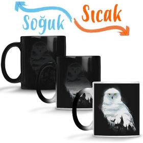 Baskı Dükkanı KB10772 Harry Potter Magical Winter Porselen Kupa Bardak