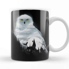 Baskı Dükkanı KB10772 Harry Potter Magical Winter Porselen Kupa Bardak