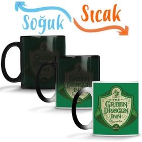 Baskı Dükkanı KB10785 Harry Potter The Green Dragon Porselen Kupa Bardak