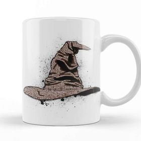 Baskı Dükkanı KB10794 Harry Potter The Word Sorting Hat Porselen Kupa Bardak