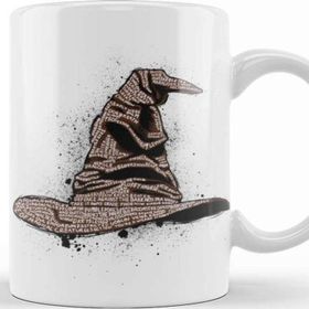 Baskı Dükkanı KB10794 Harry Potter The Word Sorting Hat Porselen Kupa Bardak