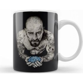Baskı Dükkanı KB10808 Heinsenberg Tattoo Porselen Kupa Bardak