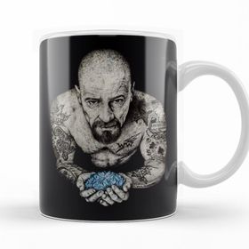 Baskı Dükkanı KB10808 Heinsenberg Tattoo Porselen Kupa Bardak