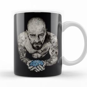 Baskı Dükkanı KB10808 Heinsenberg Tattoo Porselen Kupa Bardak
