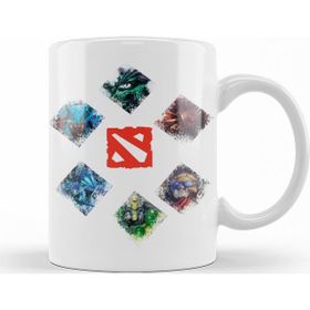 Baskı Dükkanı KB10814 Herois Dota Porselen Kupa Bardak