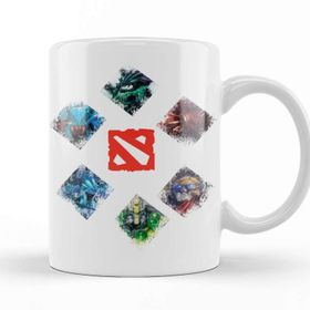 Baskı Dükkanı KB10814 Herois Dota Porselen Kupa Bardak