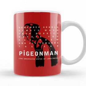 Baskı Dükkanı KB10815 Hey Arnold Pigeon Man Porselen Kupa Bardak
