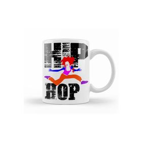 Baskı Dükkanı KB10818 Hip Hop Müzik Porselen Kupa Bardak