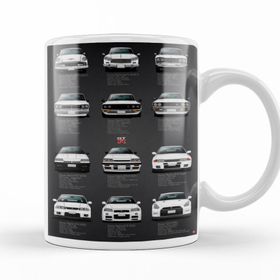 Baskı Dükkanı KB10819 History Nissan Gtr V2 Specs Porselen Kupa Bardak