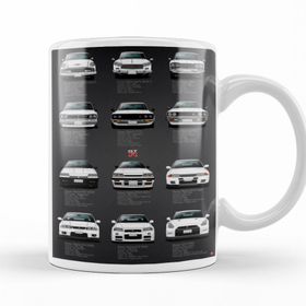 Baskı Dükkanı KB10819 History Nissan Gtr V2 Specs Porselen Kupa Bardak