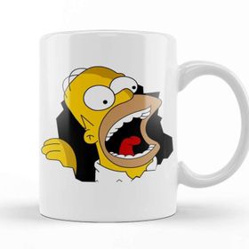 Baskı Dükkanı KB10827 Homer Simpson Porselen Kupa Bardak