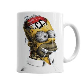 Baskı Dükkanı KB10827 Homer Simpson Porselen Kupa Bardak