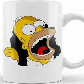 Baskı Dükkanı KB10827 Homer Simpson Porselen Kupa Bardak