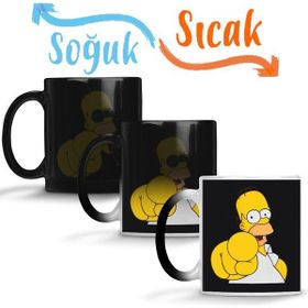 Baskı Dükkanı KB10828 Homer Simpson Porselen Kupa Bardak