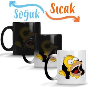 Baskı Dükkanı KB10828 Homer Simpson Porselen Kupa Bardak
