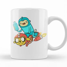 Baskı Dükkanı KB10831 Hora De Aventura Megaman Porselen Kupa Bardak