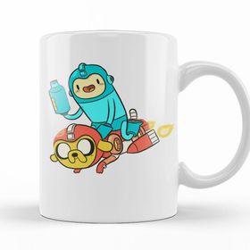 Baskı Dükkanı KB10831 Hora De Aventura Megaman Porselen Kupa Bardak