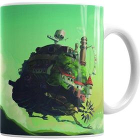 Baskı Dükkanı KB10838 Howls Moving Castle Calcifer Porselen Kupa Bardak
