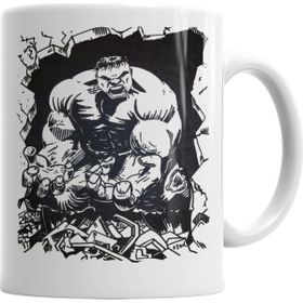 Baskı Dükkanı KB10840 Hulk Porselen Kupa Bardak