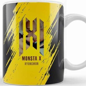 Baskı Dükkanı KB10844 Hyungwon Monsta X Porselen Kupa Bardak