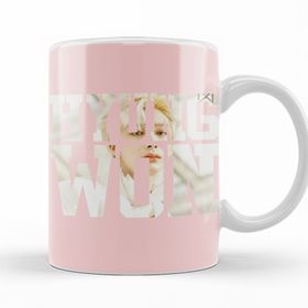 Baskı Dükkanı KB10845 Hyungwon Monsta X Porselen Kupa Bardak