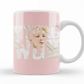 Baskı Dükkanı KB10845 Hyungwon Monsta X Porselen Kupa Bardak