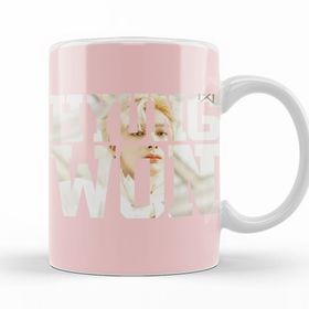 Baskı Dükkanı KB10845 Hyungwon Monsta X Porselen Kupa Bardak