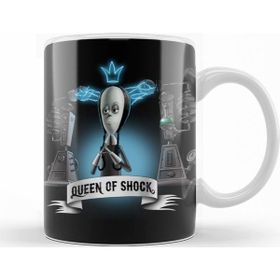 Baskı Dükkanı KB10848 I Am The Queen Of Shock Wednesday Addams Porselen Kupa Bardak