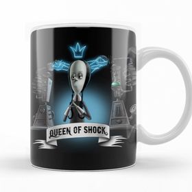 Baskı Dükkanı KB10848 I Am The Queen Of Shock Wednesday Addams Porselen Kupa Bardak