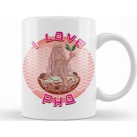 Baskı Dükkanı KB10855 I Love Ramen Porselen Kupa Bardak