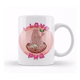 Baskı Dükkanı KB10855 I Love Ramen Porselen Kupa Bardak