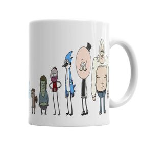 Baskı Dükkanı KB1086 Regular Show Rules Are For Fools Rickboy Porselen Kupa Bardak