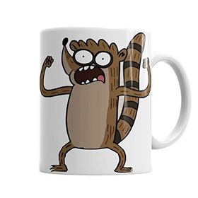 Baskı Dükkanı KB1087 Regular Show Rickboy Porselen Kupa Bardak
