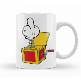 Baskı Dükkanı KB10894 Jack In The Box Jack The Bird Porselen Kupa Bardak