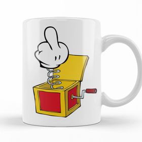 Baskı Dükkanı KB10894 Jack In The Box Jack The Bird Porselen Kupa Bardak
