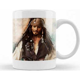 Baskı Dükkanı KB10895 Jack Sparrow Porselen Kupa Bardak