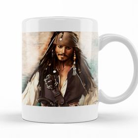 Baskı Dükkanı KB10895 Jack Sparrow Porselen Kupa Bardak