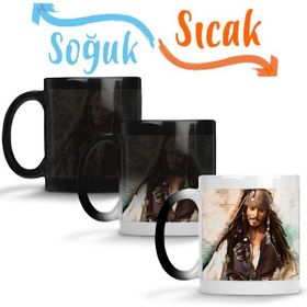 Baskı Dükkanı KB10895 Jack Sparrow Porselen Kupa Bardak