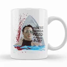 Baskı Dükkanı KB10906 Jaws Youre Gonna Need A Bigger Boat Porselen Kupa Bardak