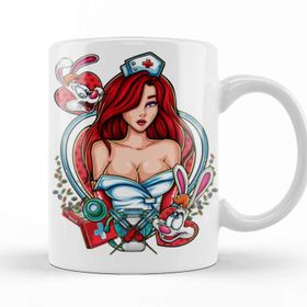 Baskı Dükkanı KB10911 Jessica Rabbit Porselen Kupa Bardak