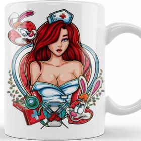 Baskı Dükkanı KB10911 Jessica Rabbit Porselen Kupa Bardak